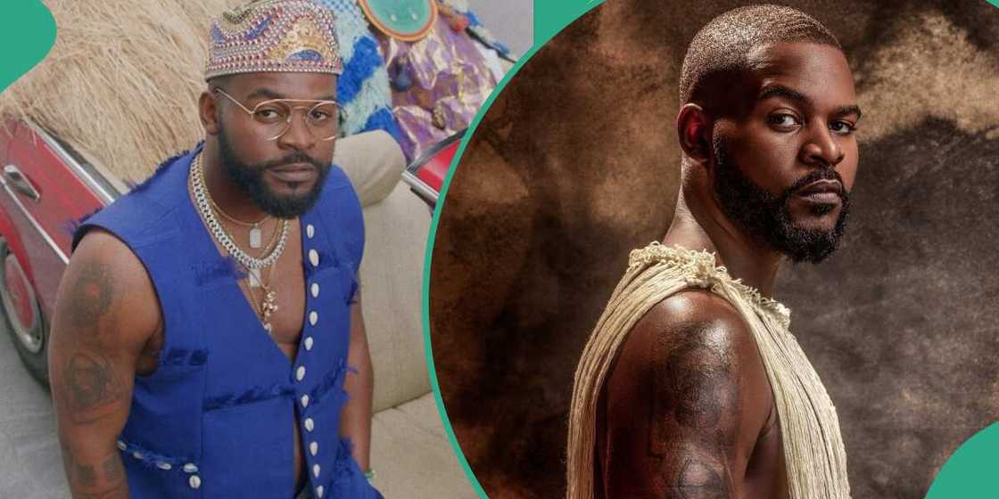 Falz flaunts tattoos