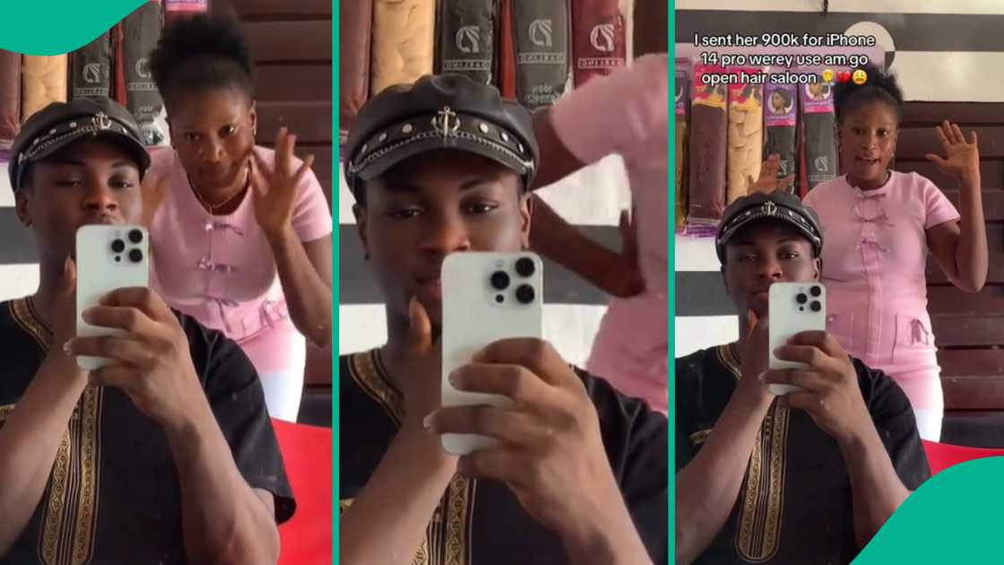 A Nigerian man shares how his girlfriend used the N900,000 meant to buy an iPhone to open a hair saloon. A Nigerian man shares how his girlfriend used the N900,000 meant to buy an iPhone to open a hair saloon.