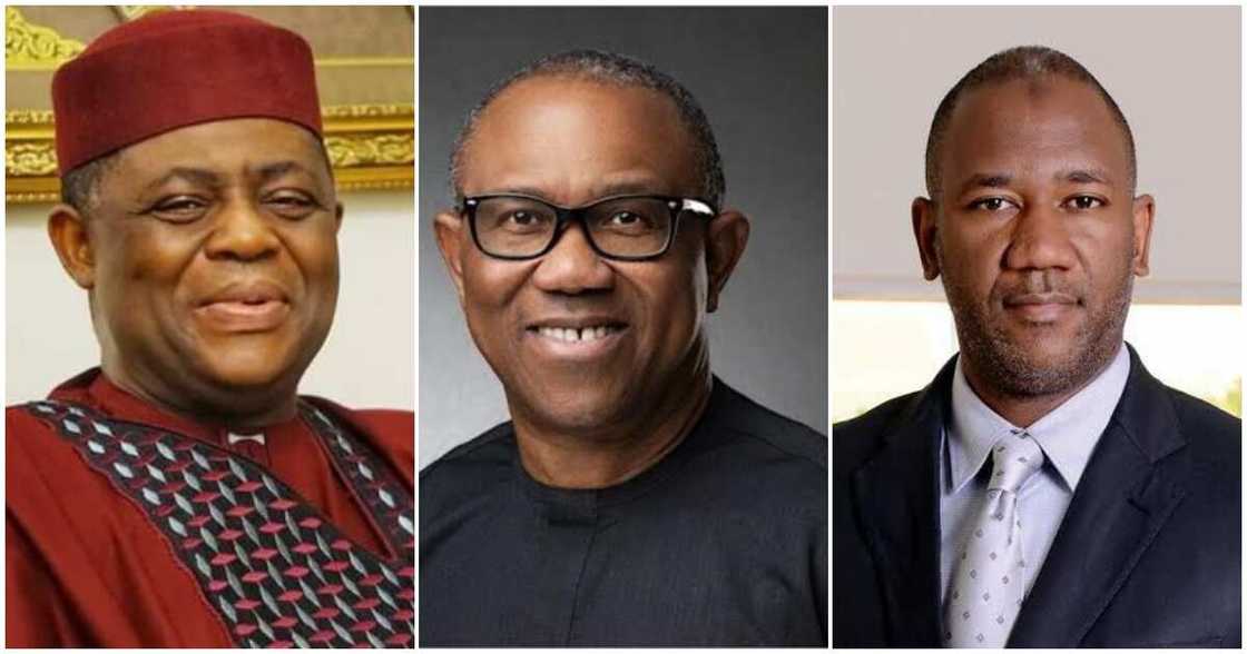 Peter Obi, 2023 elections, APC, Bola Tinubu, Femi Fani-Kayode, Labour Party Peter Obi, 2023 elections, APC, Bola Tinubu, Femi Fani-Kayode, Labour Party