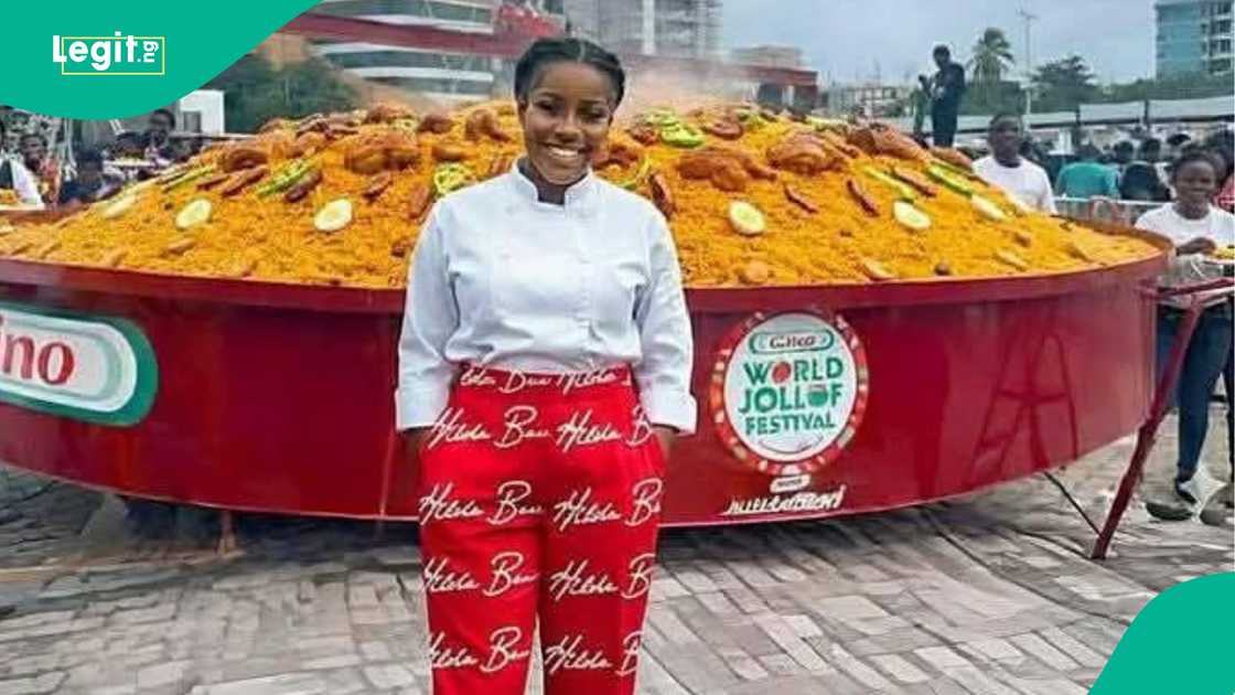 Hilda Baci jollof rice cooking/Hilda Baci jollof