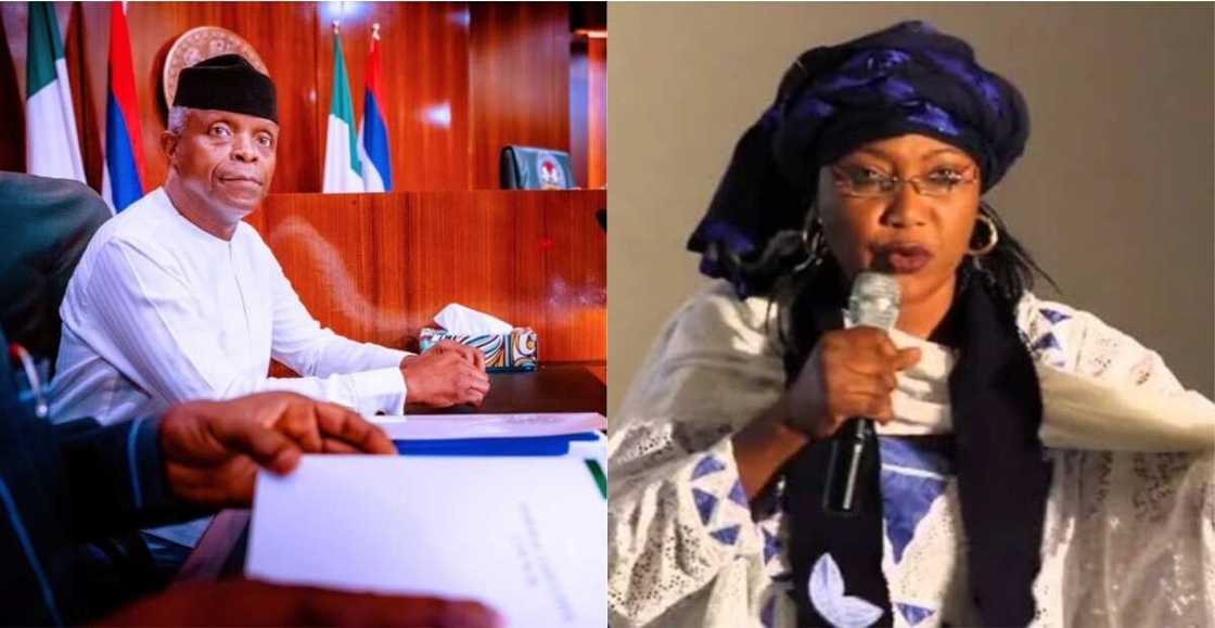 Hajiya Naja’atu Muhammad praises Osinbajo Hajiya Naja’atu Muhammad praises Osinbajo