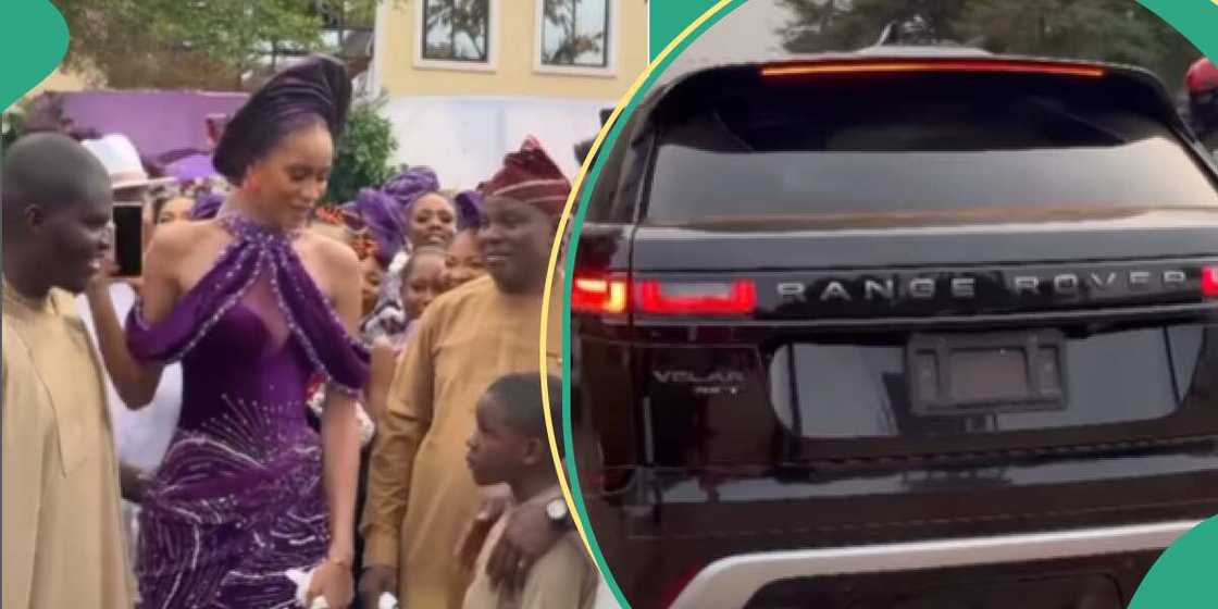 Mitchel Ihezue's husband's sons gift her Range Rover. Mitchel Ihezue's husband's sons gift her Range Rover.