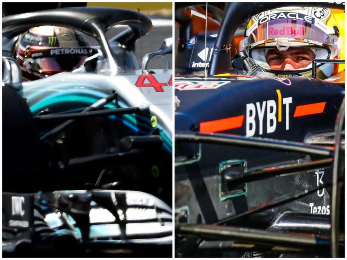 Hamilton et Verstappen Hamilton et Verstappen