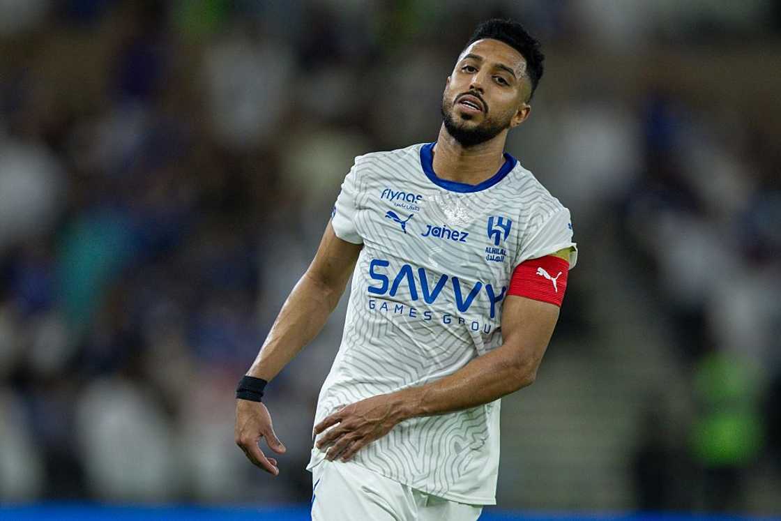 Salem Al Dawsari of Al Hilal walking at Prince Abdullah Al Faisal Stadium Salem Al Dawsari of Al Hilal walking at Prince Abdullah Al Faisal Stadium