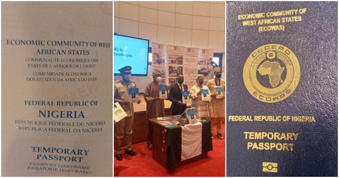 Breaking: FG launches 4-page temporary international passport Breaking: FG launches 4-page temporary international passport