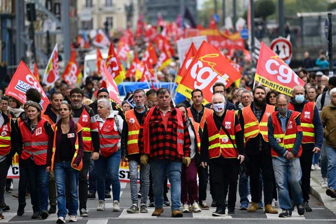 Strikes by workers at oil refineries calling for higher salaries have caused fuel shortages across France Strikes by workers at oil refineries calling for higher salaries have caused fuel shortages across France