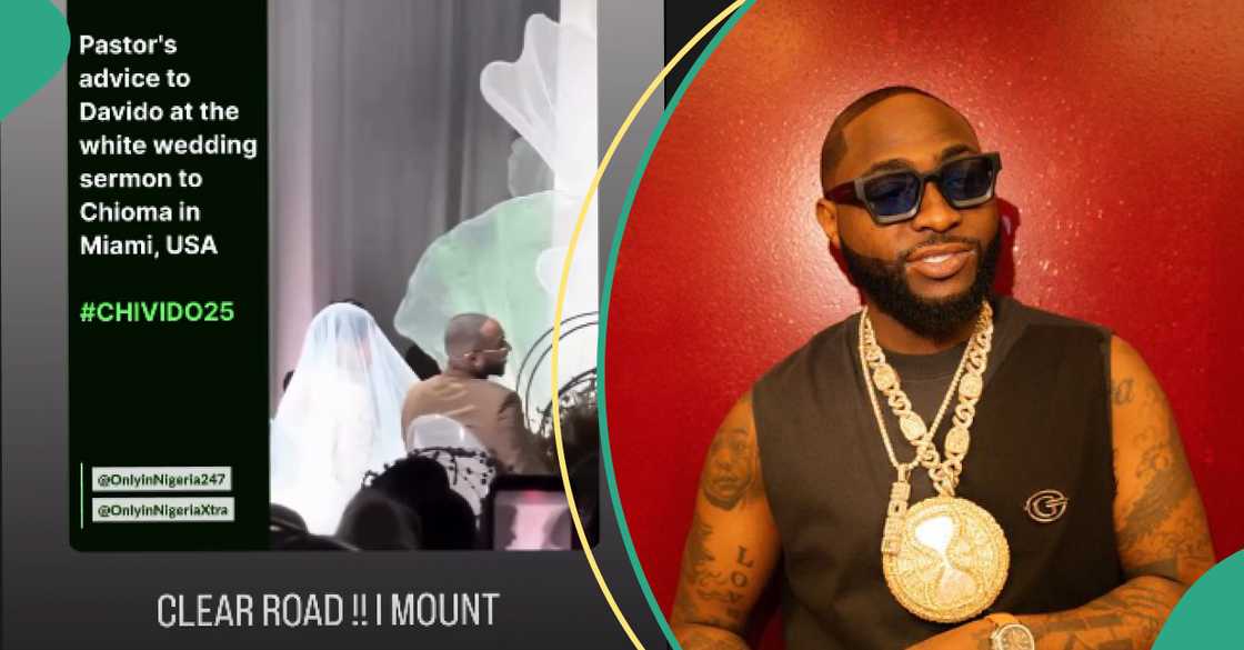 Davido reacts to pastor’s advice on faithfulness Davido reacts to pastor’s advice on faithfulness