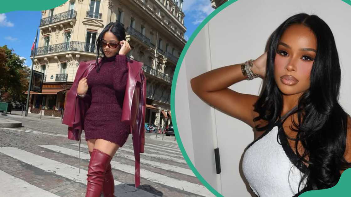 Taina Williams out and about and at home