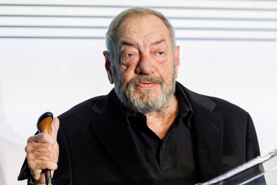 Richard Anthony Wolf speaks at an event in Los Angeles, California Richard Anthony Wolf speaks at an event in Los Angeles, California