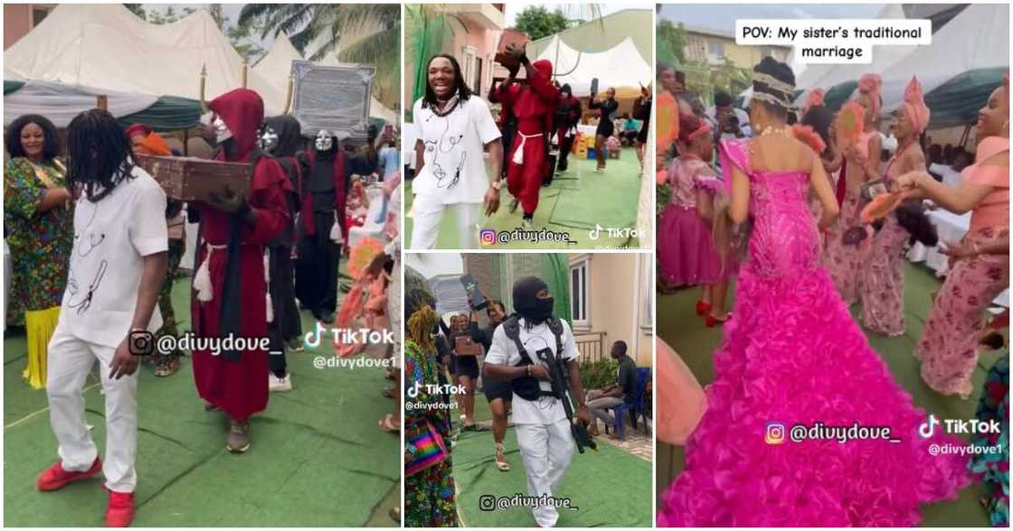 Nigerian lady, traditional wedding, Dorime