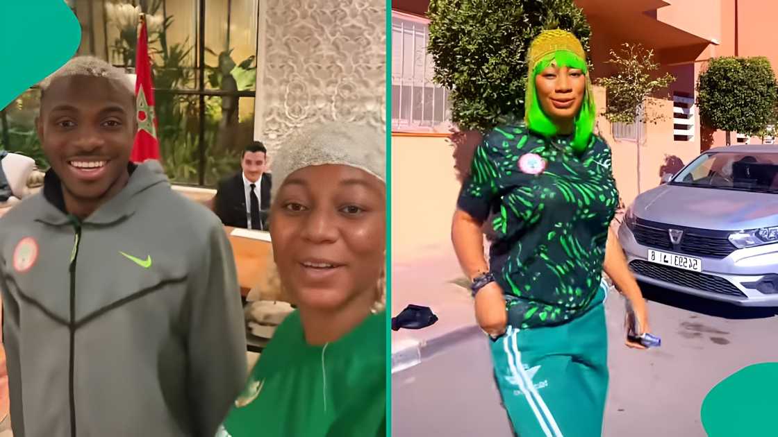 Victor Osimhen meets fan who almost kneels to greet him ahead of AFCON semi-final Victor Osimhen meets fan who almost kneels to greet him ahead of AFCON semi-final