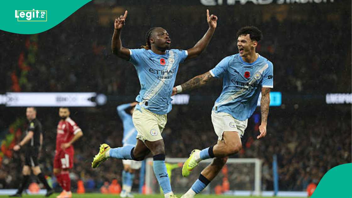 Jeremy Doku, Manchester City, Liverpool, Premier League Jeremy Doku, Manchester City, Liverpool, Premier League