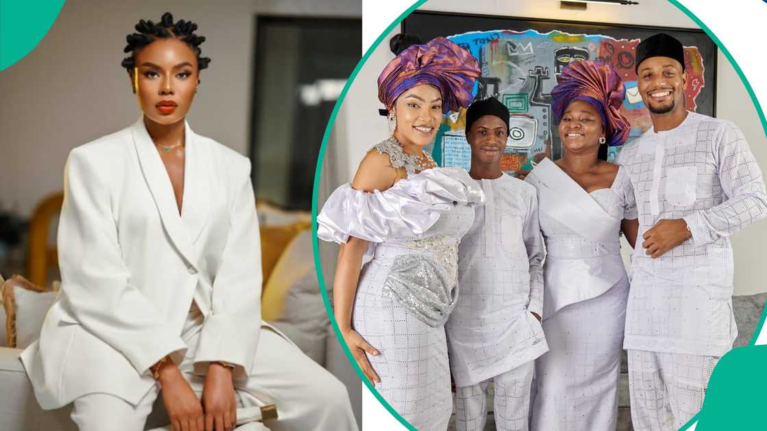 Nancy Isime bonds with Alex Ekubo’s younger siblings at their favourite hang-out spots Nancy Isime bonds with Alex Ekubo’s younger siblings at their favourite hang-out spots