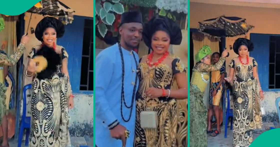 Lady becomes first to marry in her family after 53 years. Lady becomes first to marry in her family after 53 years.