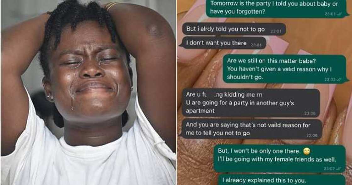 Man stops girlfriend from partying, house party, jealousy Man stops girlfriend from partying, house party, jealousy
