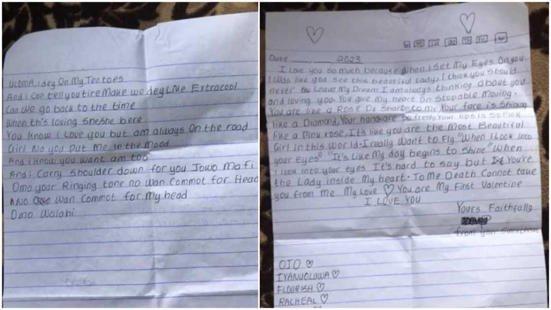 Love letter to classmate/mum discovered letter. Love letter to classmate/mum discovered letter.