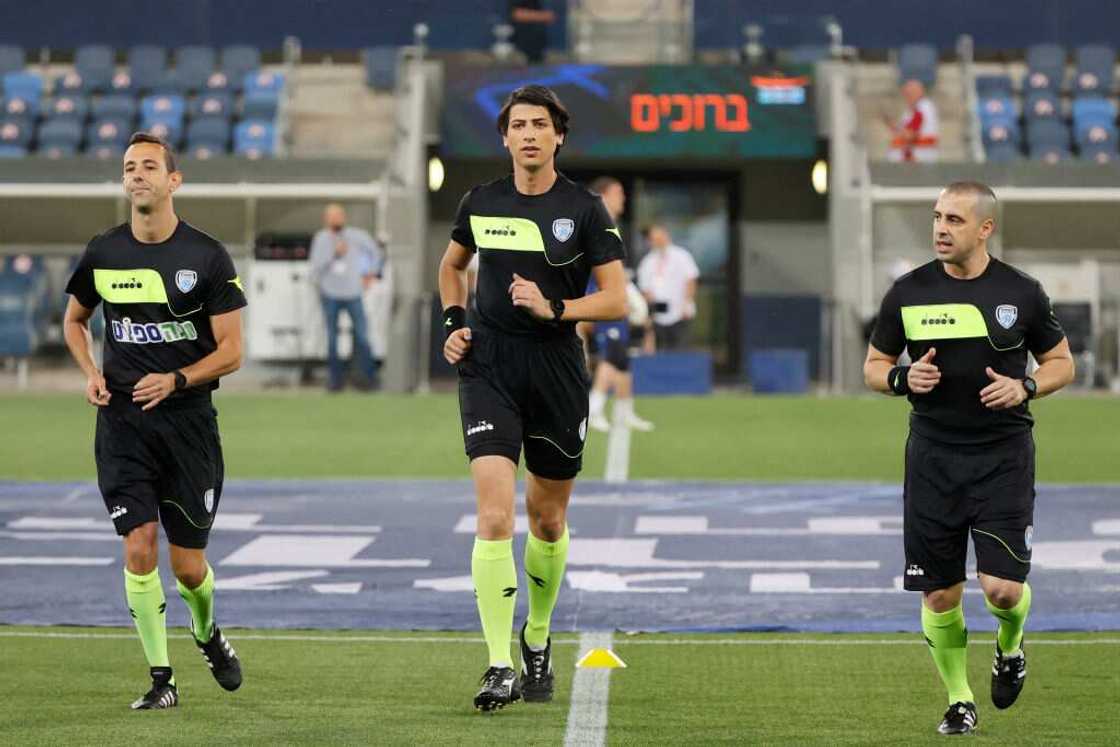 Sapir Berman made history by becoming the first transgender woman to referee a match in Israel Sapir Berman made history by becoming the first transgender woman to referee a match in Israel