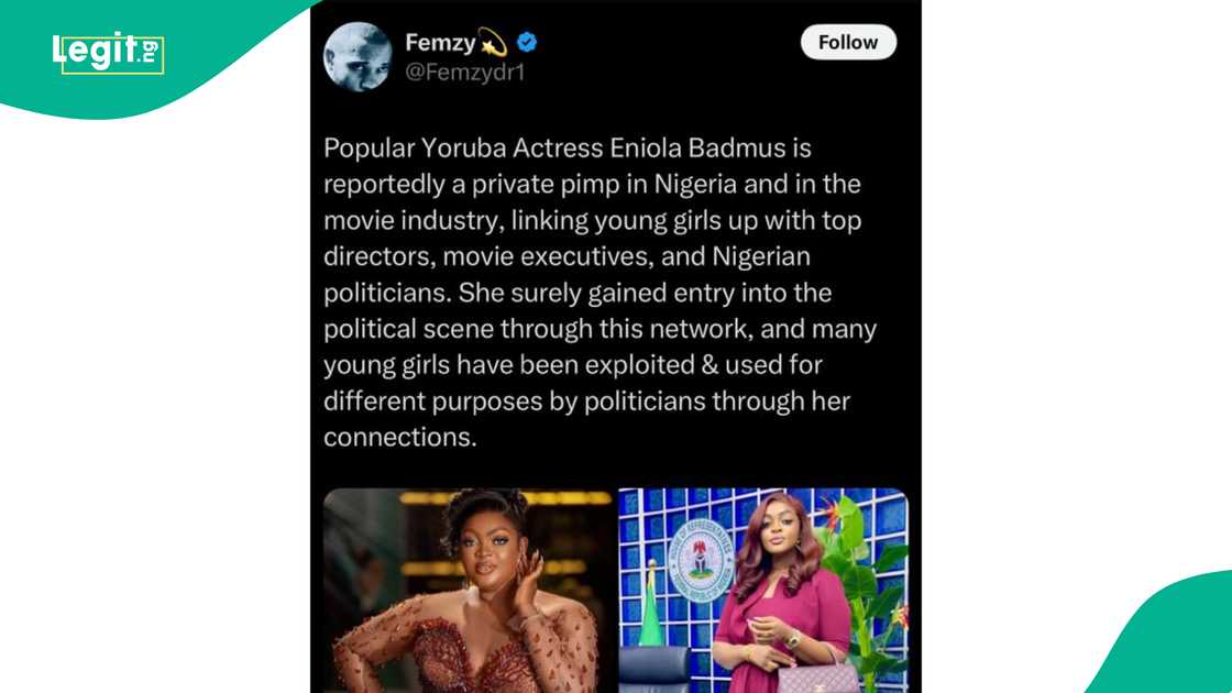 Eniola Badmus, politicians, tweeps, Nollywoo