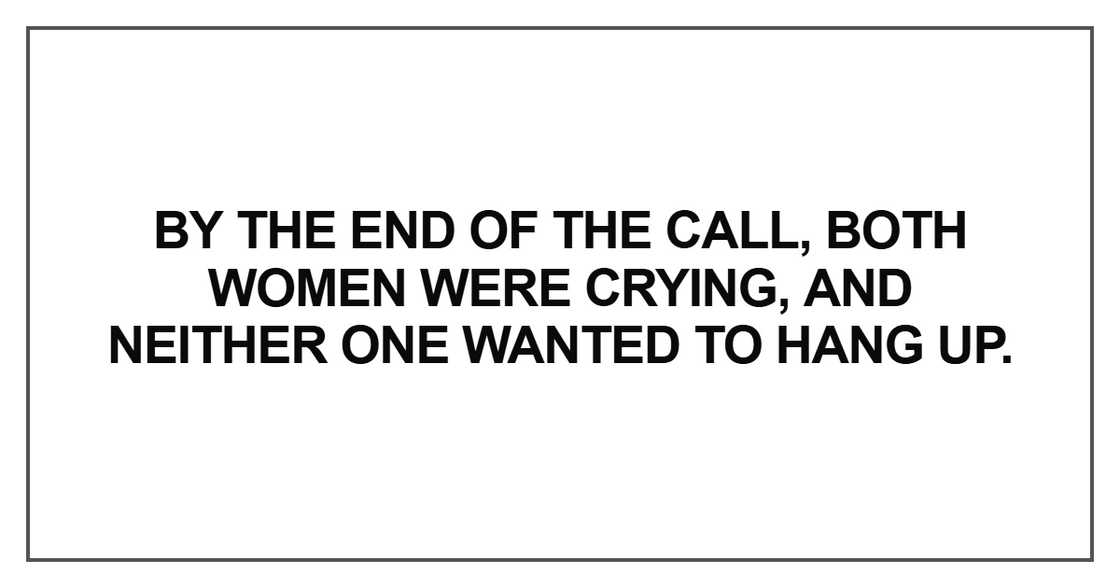 By the end of the call By the end of the call