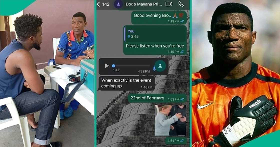 A Nigerian man shares his last WhatsApp chat with Peter Rufai before he died on X. A Nigerian man shares his last WhatsApp chat with Peter Rufai before he died on X.