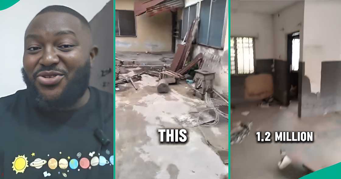 A Nigerian man shows off a 3-bedroom apartment in Surulere with an unusual condition from landlord. A Nigerian man shows off a 3-bedroom apartment in Surulere with an unusual condition from landlord.