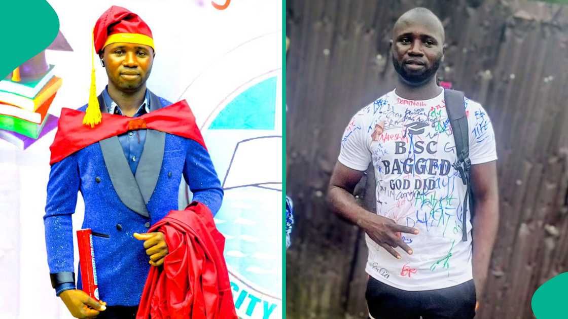 Man labelled a liability and failure graduates from University of Lagos, celebrates on social media Man labelled a liability and failure graduates from University of Lagos, celebrates on social media