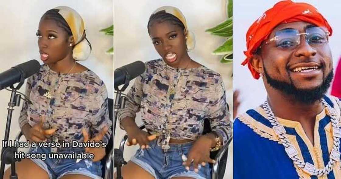 Lady makes remix of Davido's song, Unavailable