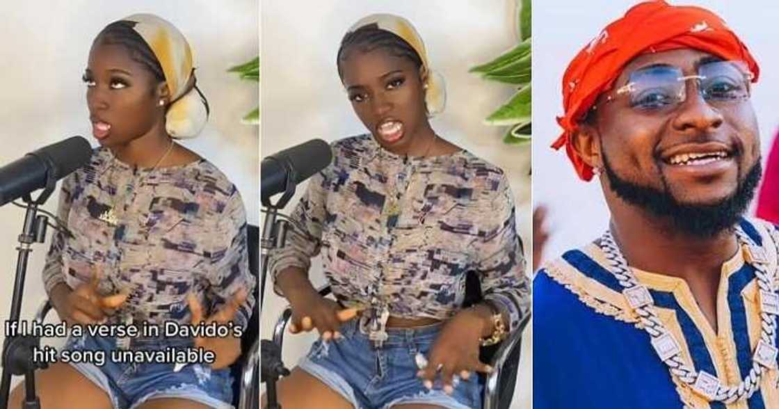 Lady makes remix of Davido's song, Unavailable Lady makes remix of Davido's song, Unavailable