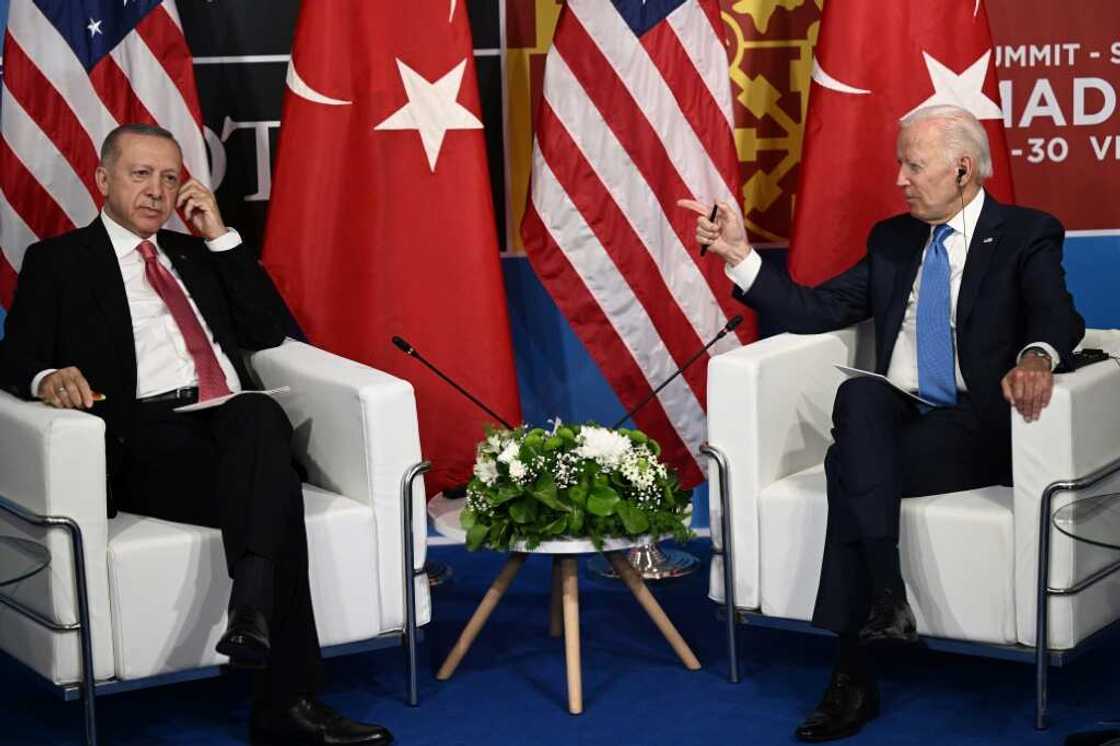Biden's comments came a day after Turkey suddenly dropped weeks of opposition to membership applications lodged by Finland and Sweden Biden's comments came a day after Turkey suddenly dropped weeks of opposition to membership applications lodged by Finland and Sweden