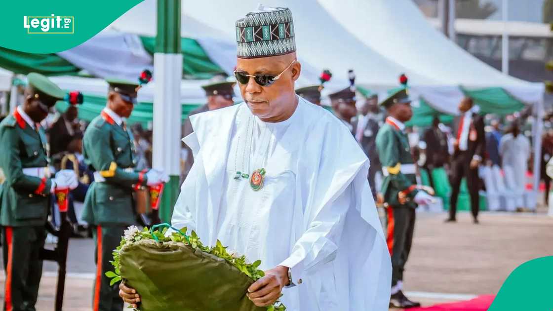 Vice President Kashim Shettima trends as he represents President Bola Tinubu at Armed Forces Remembrance Day.