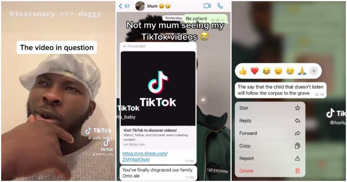 Nigerian mum, TikTok video, son Nigerian mum, TikTok video, son