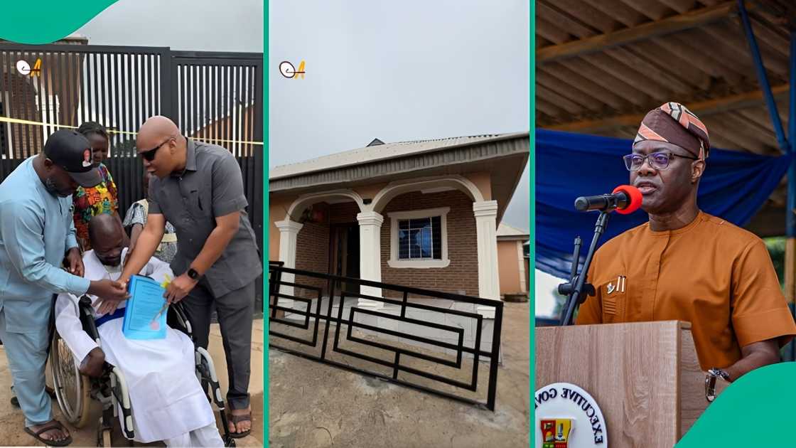 Joy as physically challenged man moves into house promised by Gov Makinde. Joy as physically challenged man moves into house promised by Gov Makinde.