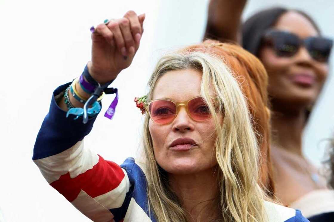 Kate Moss was one of the British celebrities who helped celebrate Queen Elizabeth II's Platinum Jubilee in June