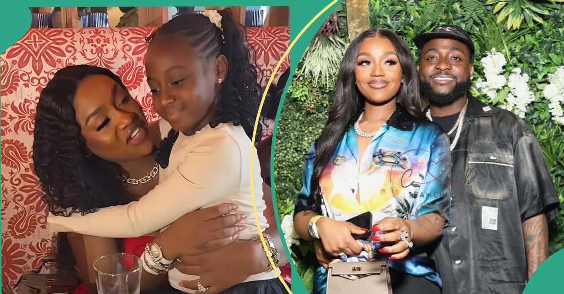 Chioma catches sweet daughter-mother moment with Davido’s second child Hailey