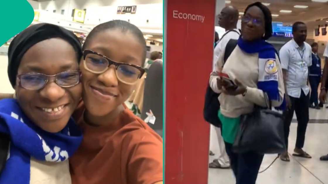 A Nigerian lady has documented her mother's journey abroad to Canada, from Ogun State, Nigeria