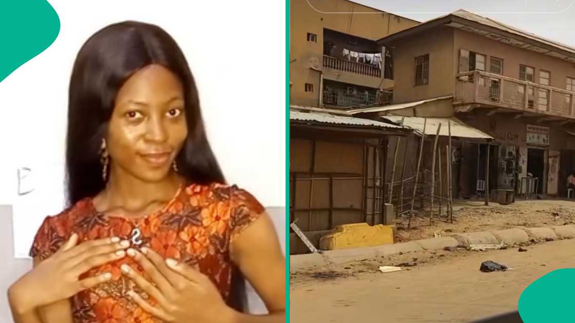 Lady shares video showing the day she moved to the north. Lady shares video showing the day she moved to the north.