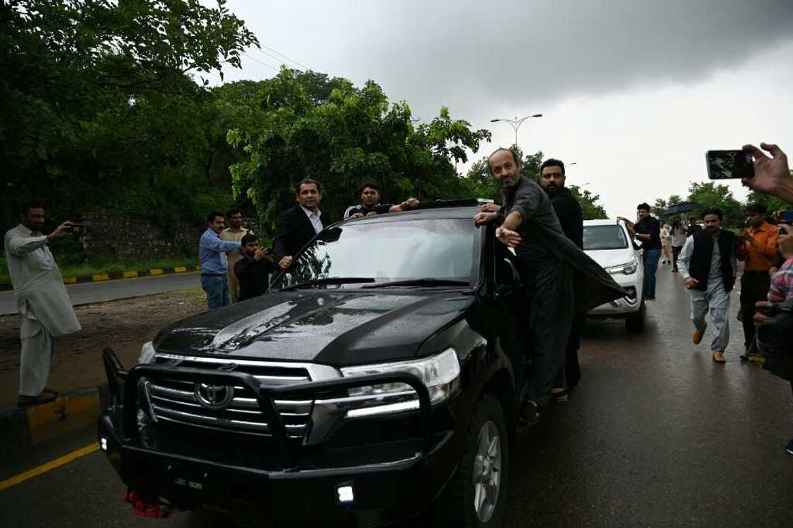 Khan said the government had turned the country into a 'banana republic' Khan said the government had turned the country into a 'banana republic'