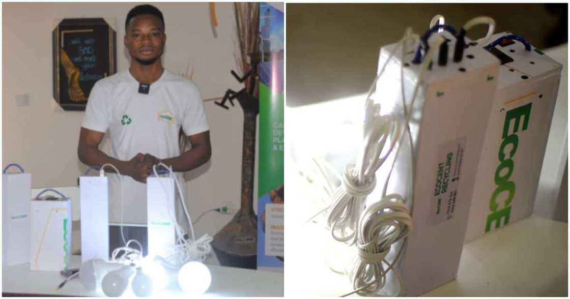 Ghanaian engineer builds power bank, Robert Nsoh, power bnk for laptop, 24/7 light, smartphones