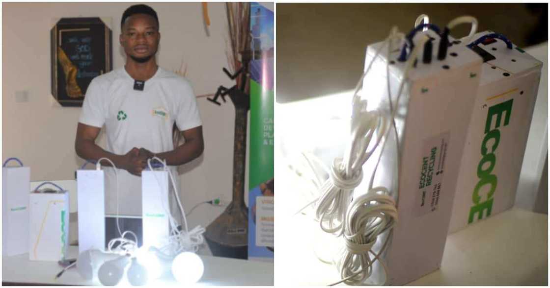 Ghanaian engineer builds power bank, Robert Nsoh, power bnk for laptop, 24/7 light, smartphones Ghanaian engineer builds power bank, Robert Nsoh, power bnk for laptop, 24/7 light, smartphones