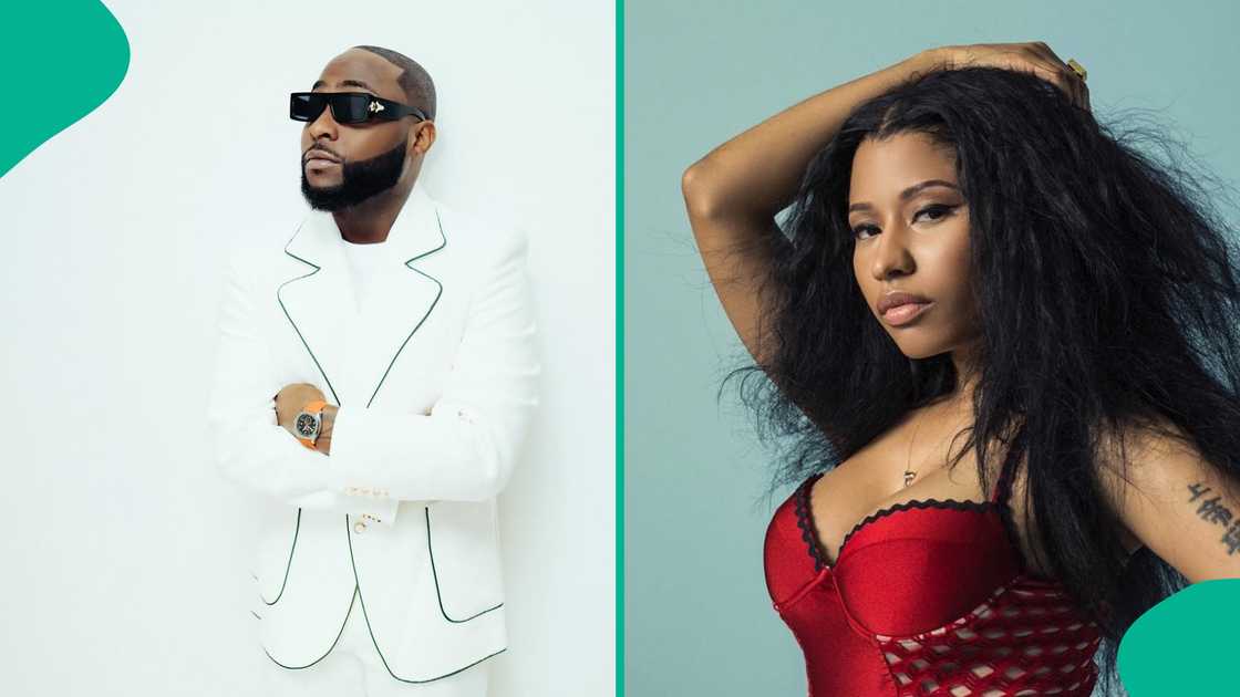 Nicki Minaj appreciates Davido for featuring in her song