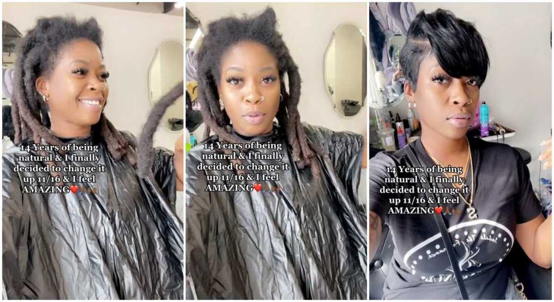 Photos of pretty black lady cutting her long natural hair. Photos of pretty black lady cutting her long natural hair.