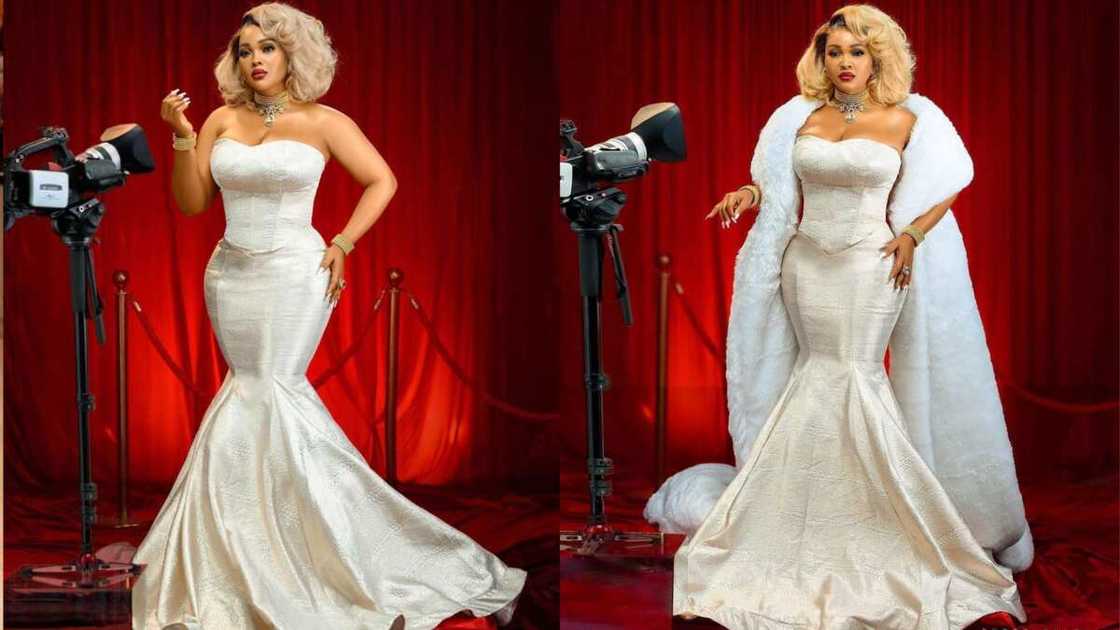 Mermaid plain-colored Guinea brocade style Mermaid plain-colored Guinea brocade style