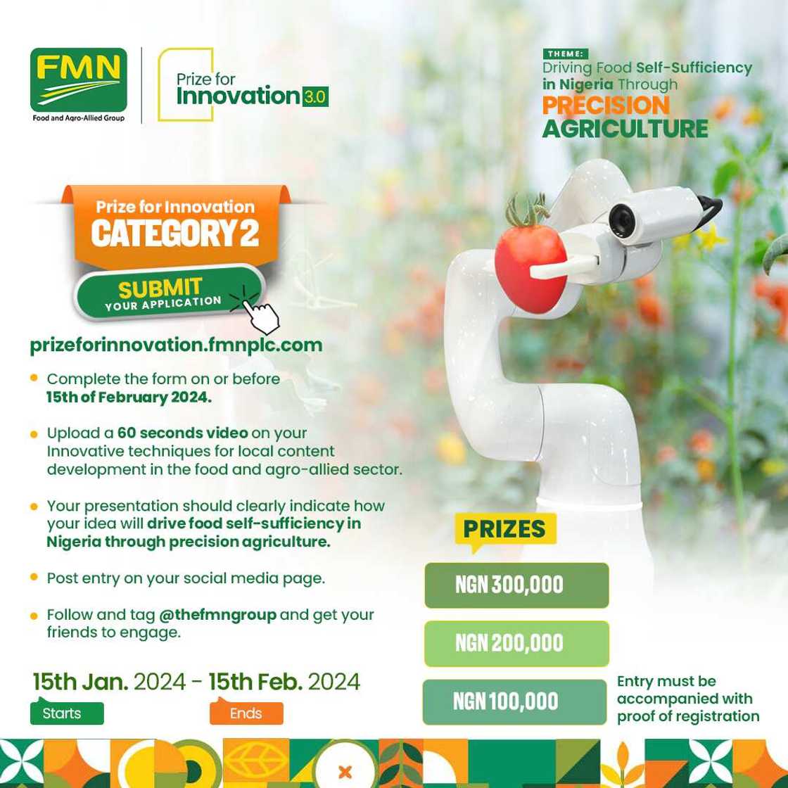 Call for Entry for 3rd Season of The Prestigious FMN-Prize for Innovation Begins Call for Entry for 3rd Season of The Prestigious FMN-Prize for Innovation Begins