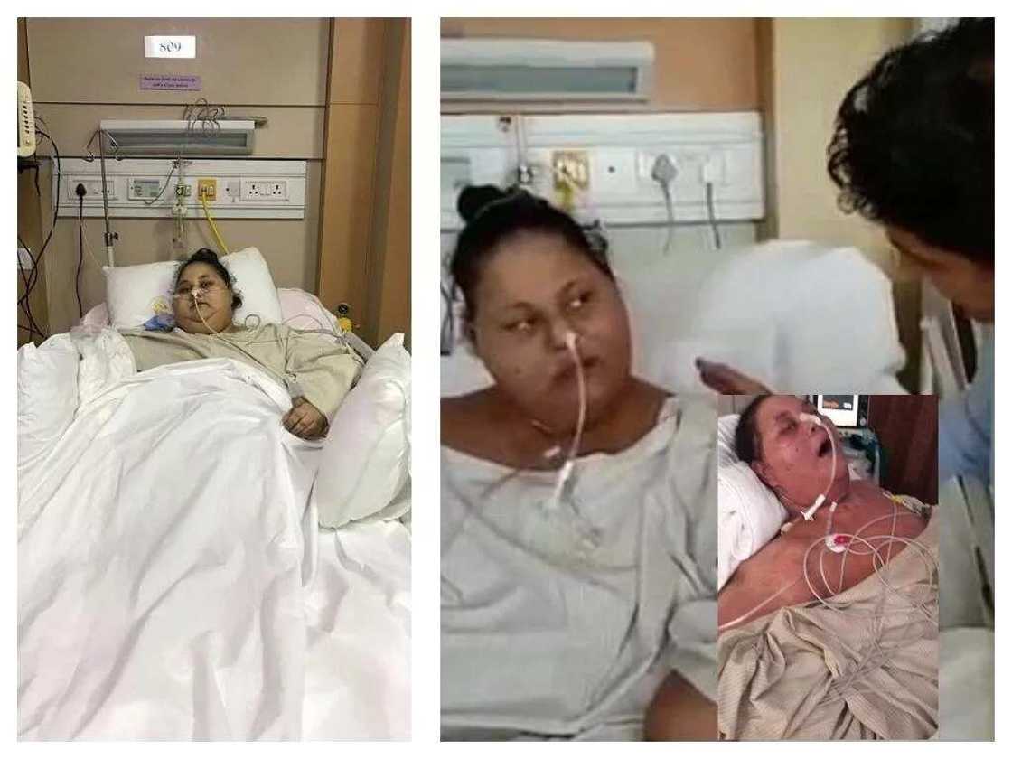 Sister of world's heaviest woman claims doctors lied about her weight loss Sister of world's heaviest woman claims doctors lied about her weight loss