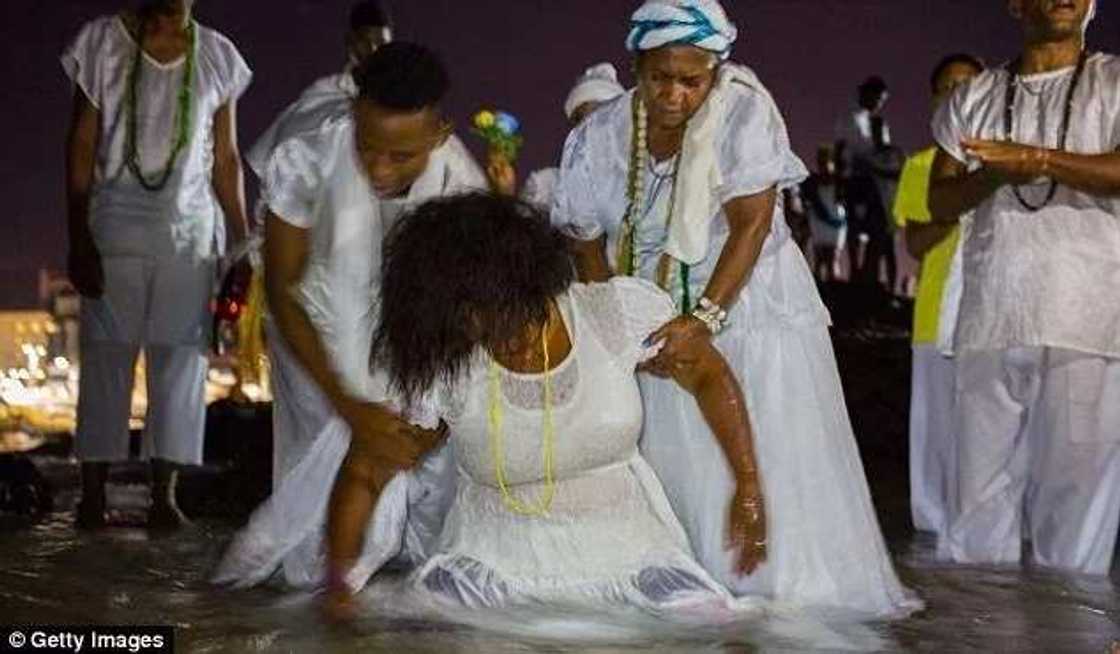 Woman, 34, SACRIFICED to God during stormy ceremony now feared dead (photos, video) Woman, 34, SACRIFICED to God during stormy ceremony now feared dead (photos, video)