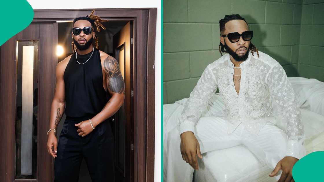 Flavour looks dapper in his attire