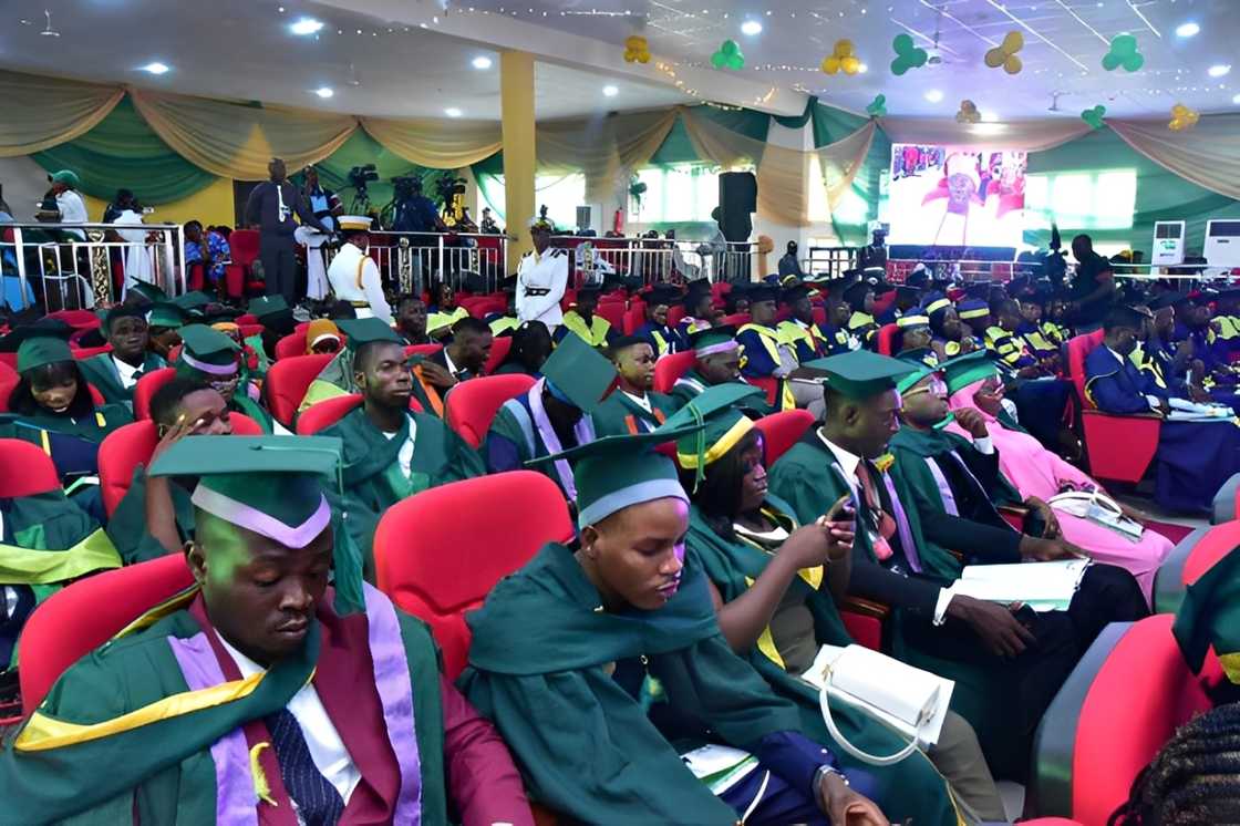 Federal University Oye-Ekiti students during graduation