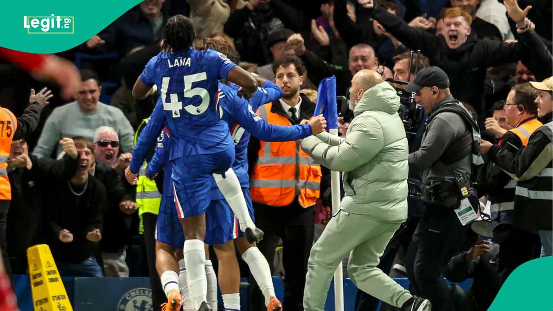 Romeo Lavia, Estevao Willian, Malo Gusto, Enzo Maresca, Chelsea, Liverpool, Stamford Bridge. Romeo Lavia, Estevao Willian, Malo Gusto, Enzo Maresca, Chelsea, Liverpool, Stamford Bridge.