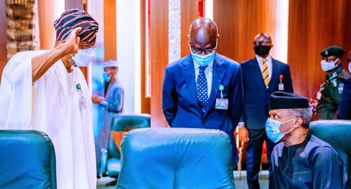 Cikar Najeriya shekaru 60: Buhari ya kaddamar da sabon Logon Najeriya (Hotuna)