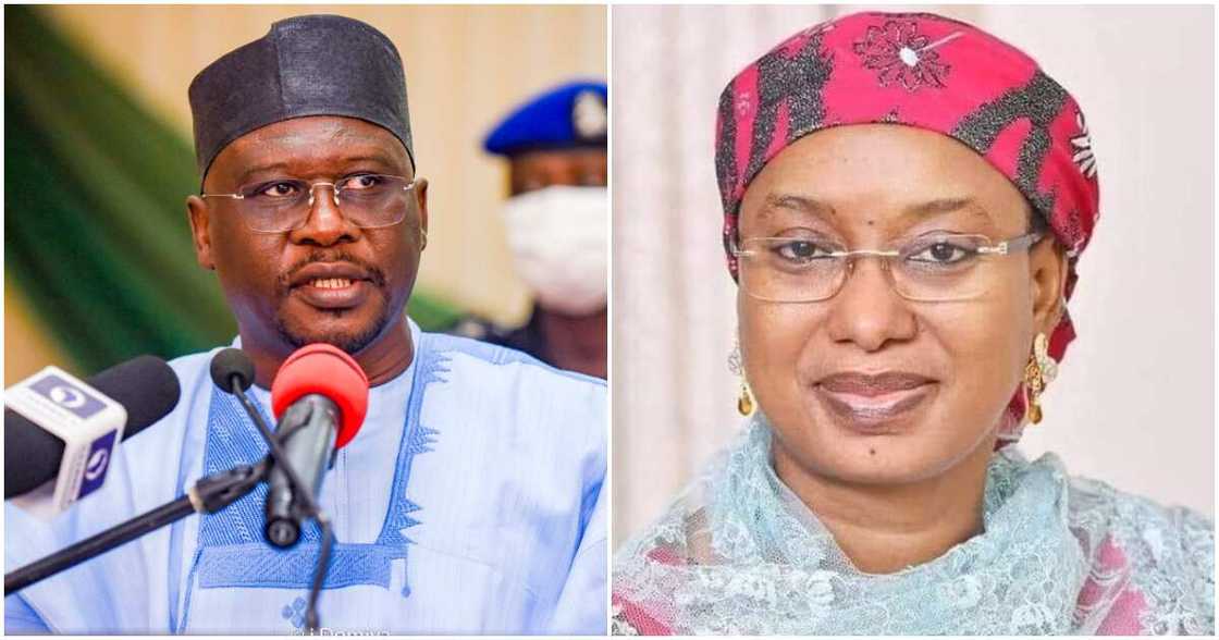 Aishatu Binani, INEC, Ahmad Fintiri, APC, PDP, Adamawa guber polls, 2023 elections Aishatu Binani, INEC, Ahmad Fintiri, APC, PDP, Adamawa guber polls, 2023 elections